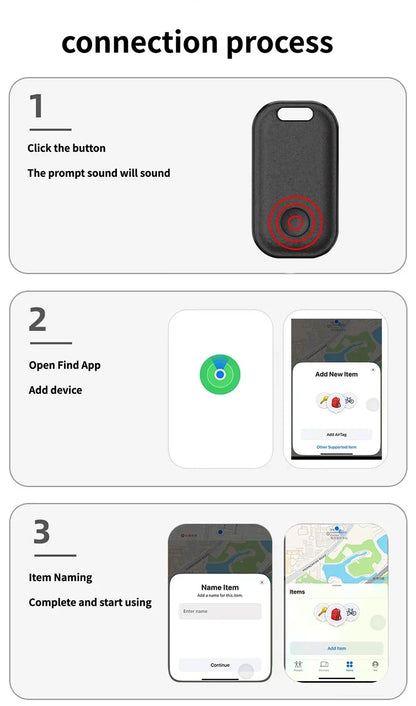 Mini Smart GPS Tracker Tracking Device Find My Locator