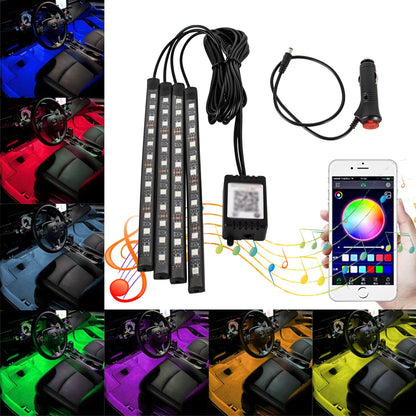 RGB Automotive Atmosphere Decorative Lamp Led Interior Light Strip Car