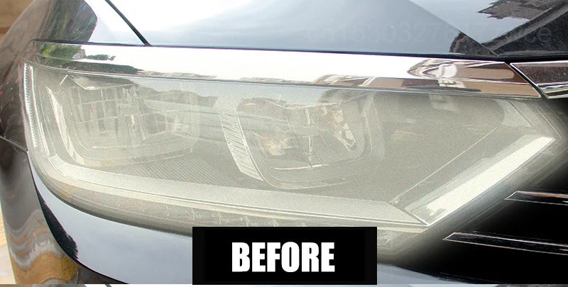 Car Headlight Restoration Polishing