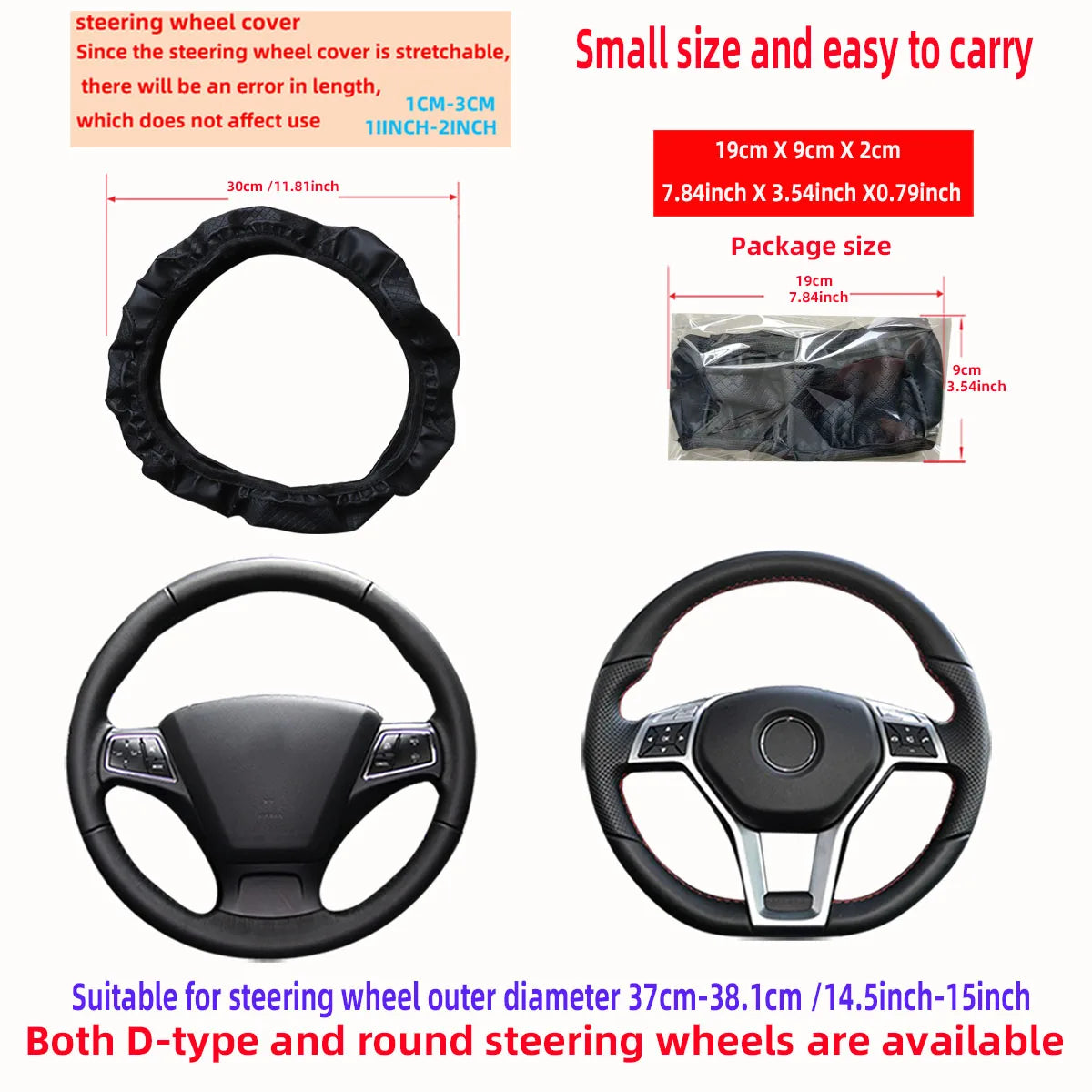 automotive supplies steering wheel cover w