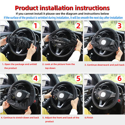 automotive supplies steering wheel cover w