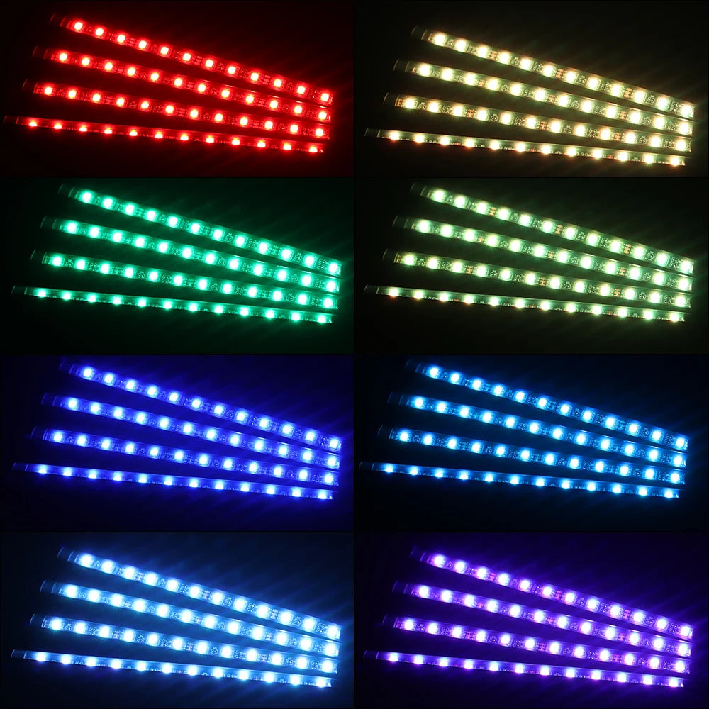 RGB Automotive Atmosphere Decorative Lamp Led Interior Light Strip Car