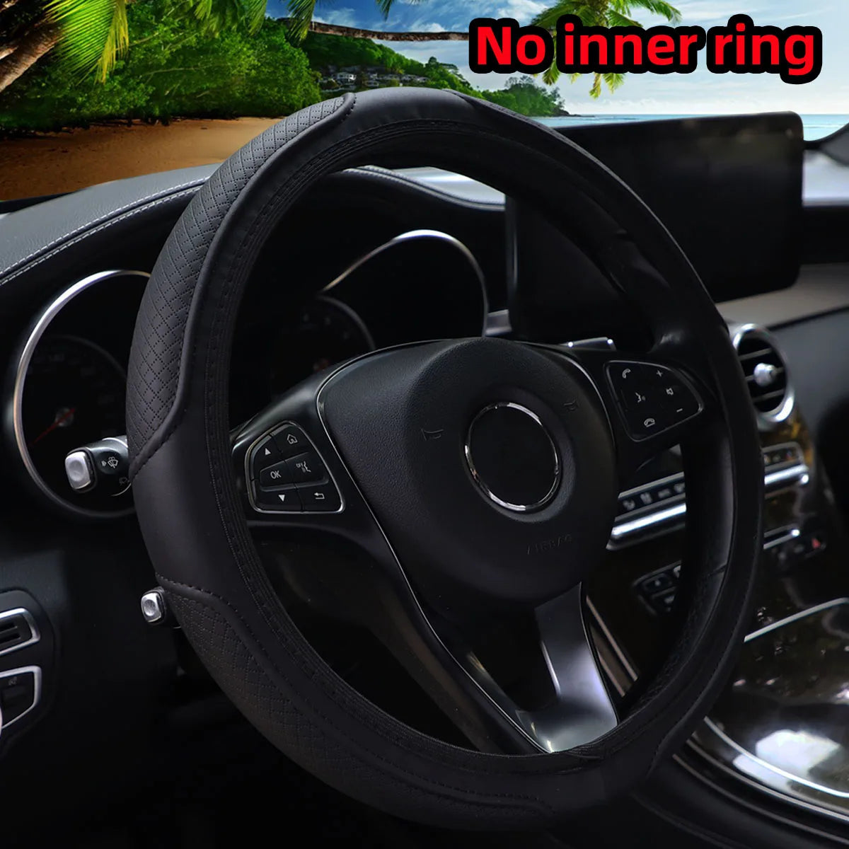 automotive supplies steering wheel cover w