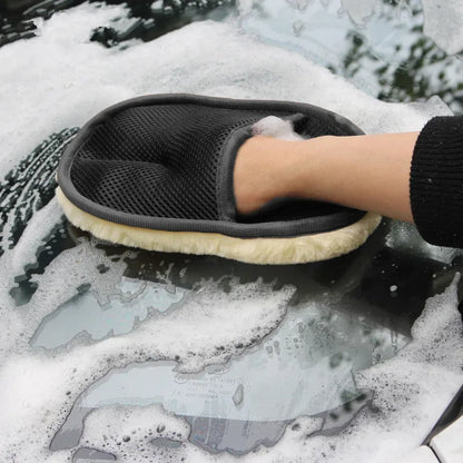 Car Washing Imitation Wool Gloves