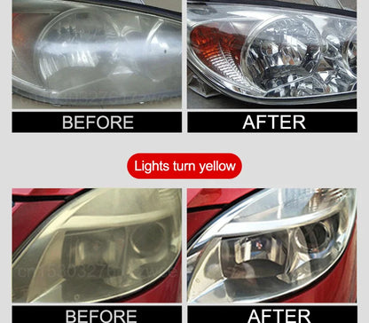 Car Headlight Restoration Polishing