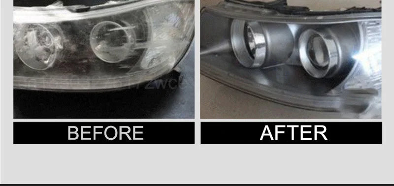 Car Headlight Restoration Polishing