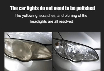 Car Headlight Restoration Polishing