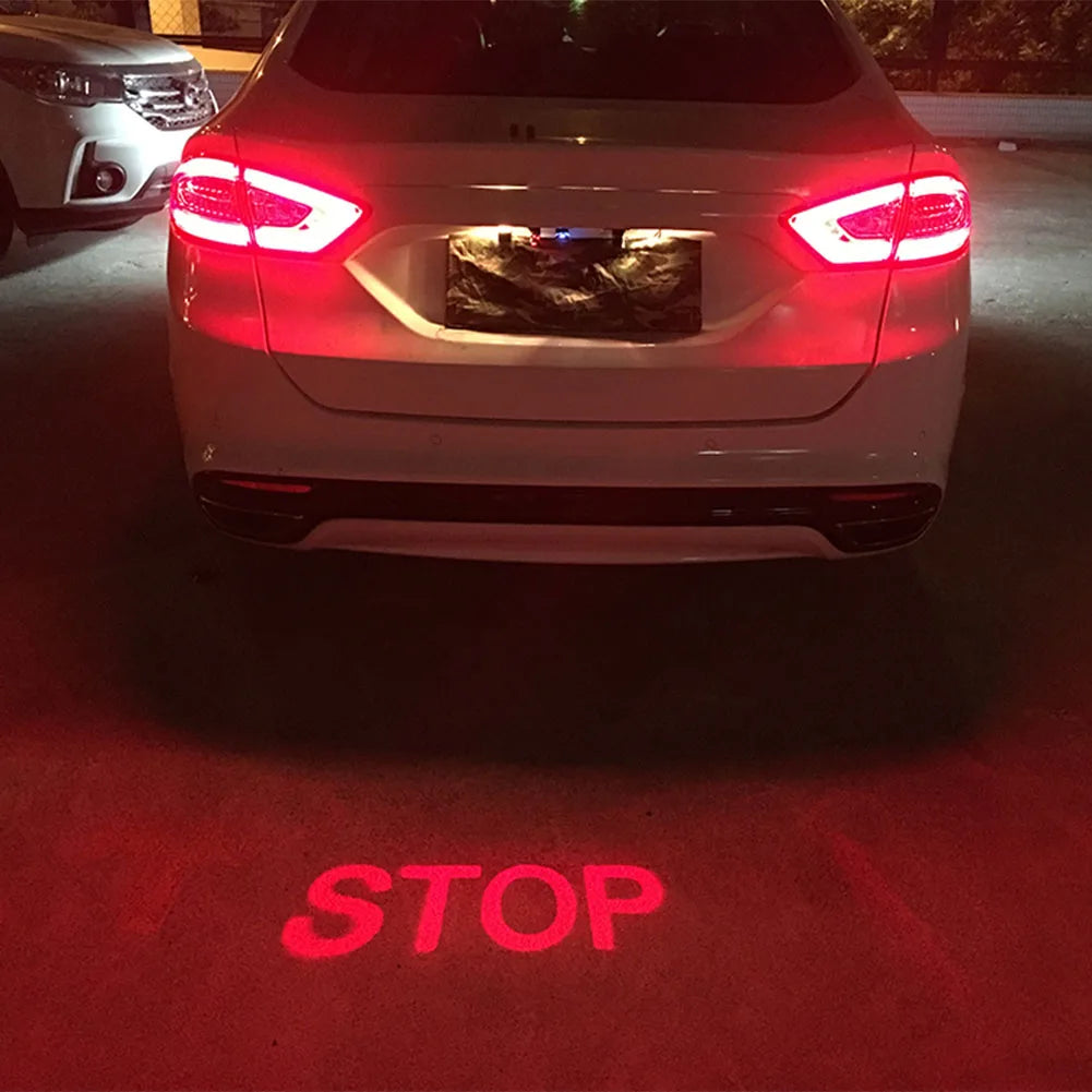 LED Car Laser Fog Light Anti-Collision STOP T