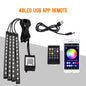 RGB Automotive Atmosphere Decorative Lamp Led Interior Light Strip Car